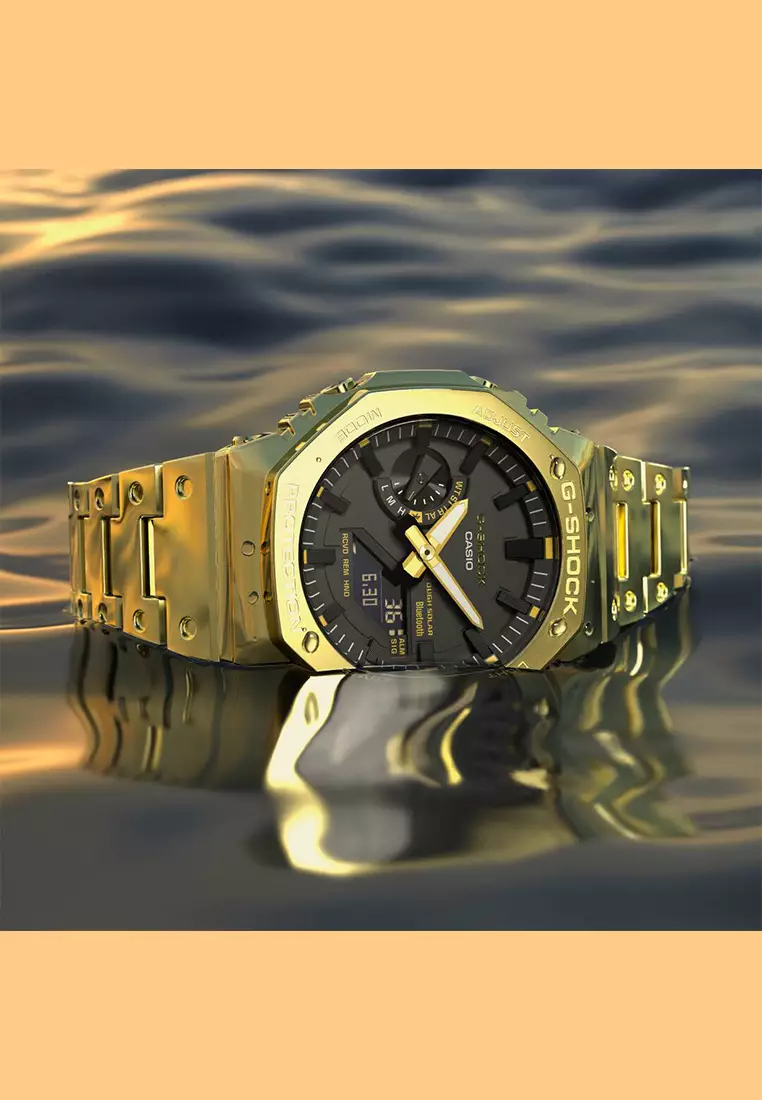 G-Shock GM-B2100GD-9A - Jam Tangan Analog Digital Pria - Gold - Stainless Steel