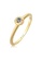 Elli Jewelry gold Ring Solitaire Classic Elegant Salt Pepper Gold Plated 3EC08AC3714360GS_1
