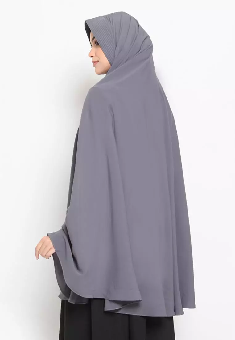 Queenza Zayidan French Khimar Hijab Jahida Button - Abu Tua