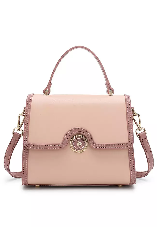 Swiss polo ladies outlet top handle sling bag