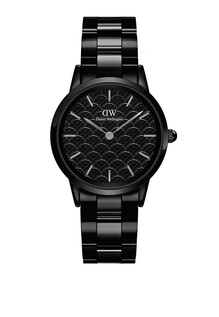 Lay Zhang x DW Limited Edition 32mm Watch Black dial Link strap Black Female watch Ladies watch Watch for women DW