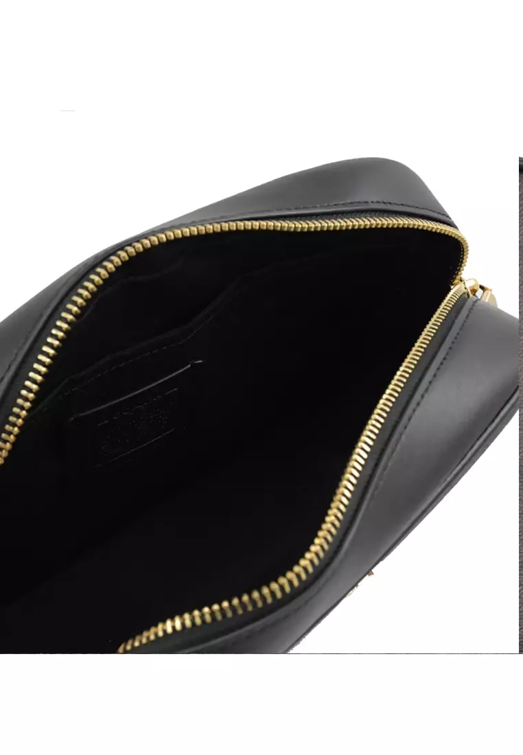 Jamie Camera Bag In Signature Canvas - Dark Brown