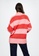 Mango red Oversized Striped Sweater 3D96BAAF9D4966GS_2