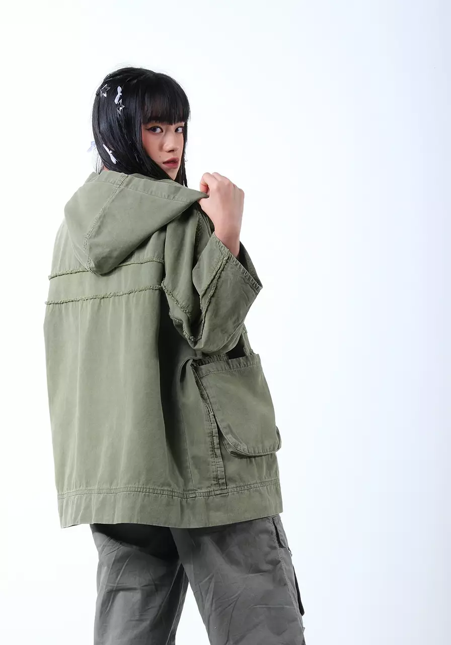 Jaket Wanita Bora Army