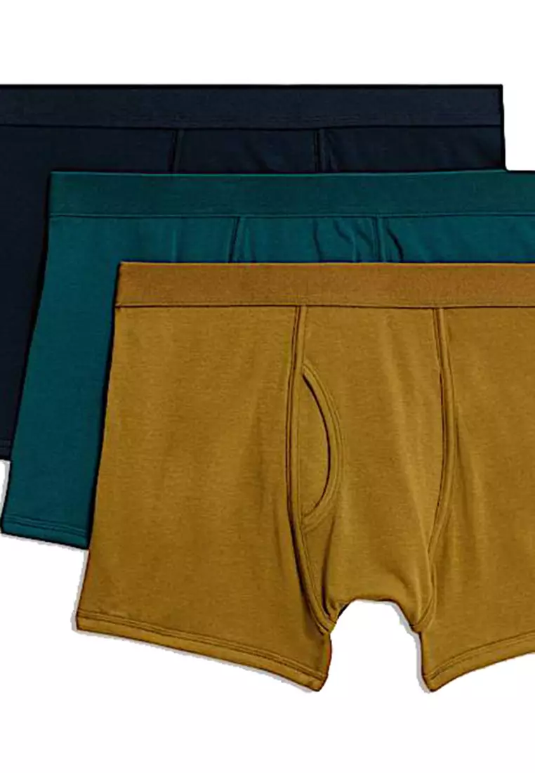 5pk Cotton Stretch Cool & Fresh Trunks