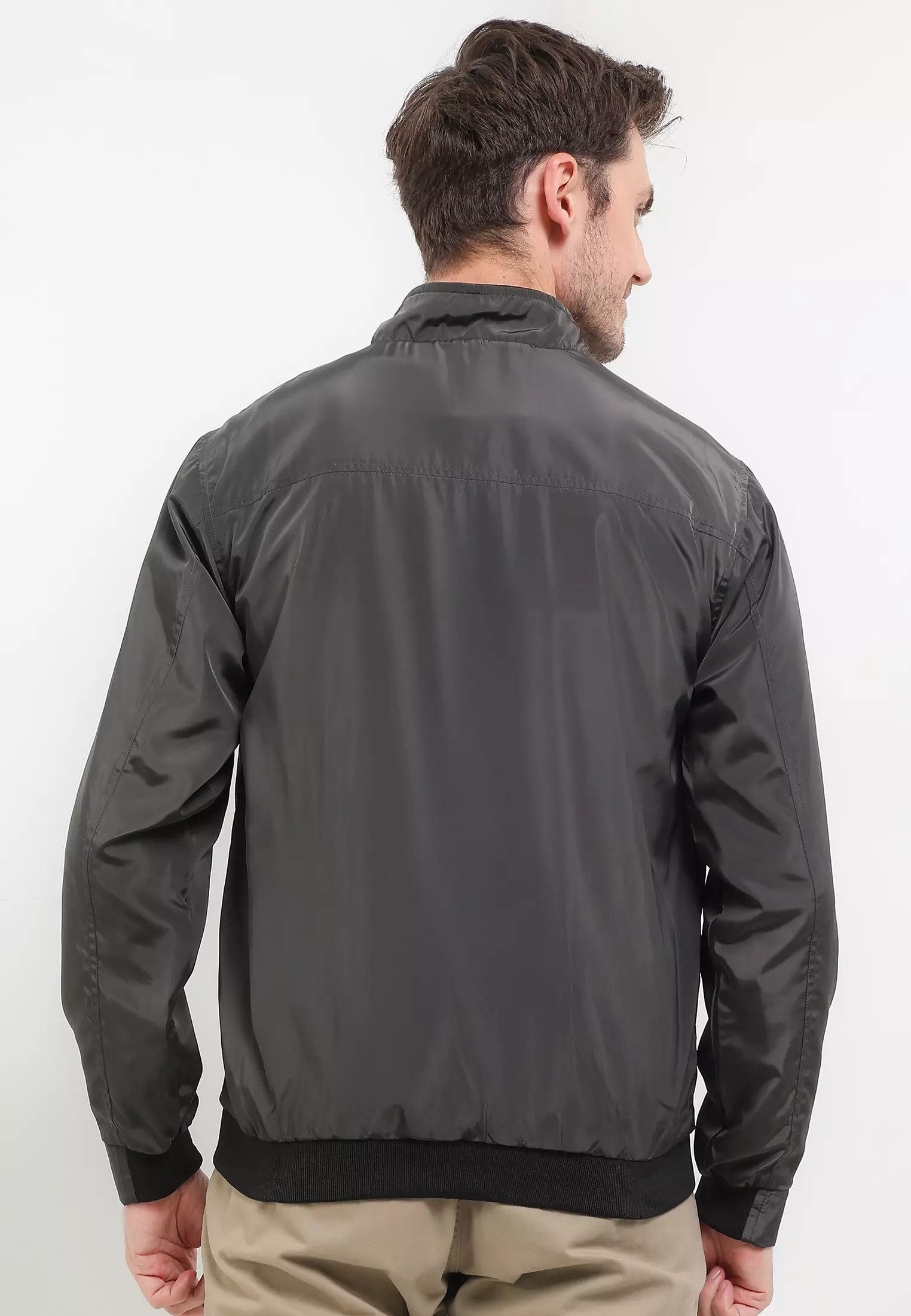 Cressida Casual Jacket Nylon Dark Grey - VB206G