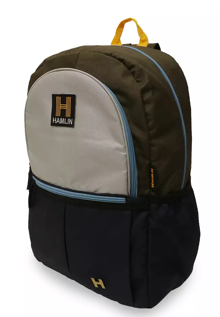 Alessio Tas Ransel Anak Pria Large Compartment Backpack Kids Material Cordura ORIGINAL - Navy
