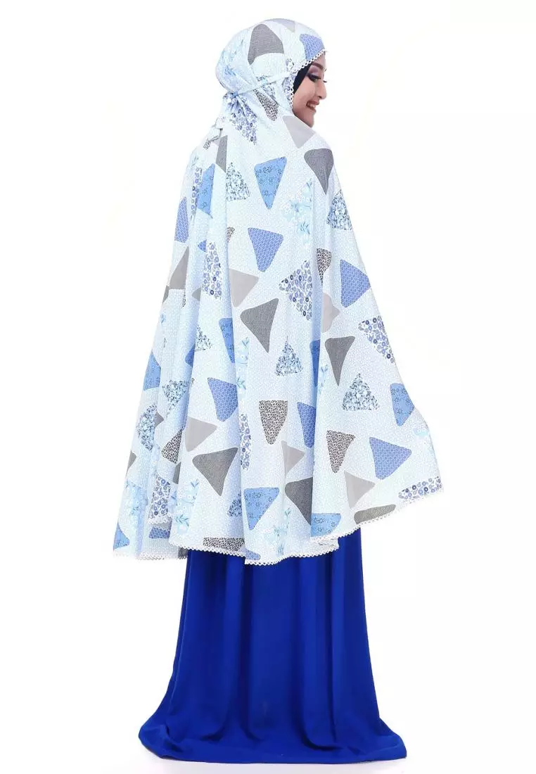Prayer Set Premium Mukena 2In1 Tazkia - Biru
