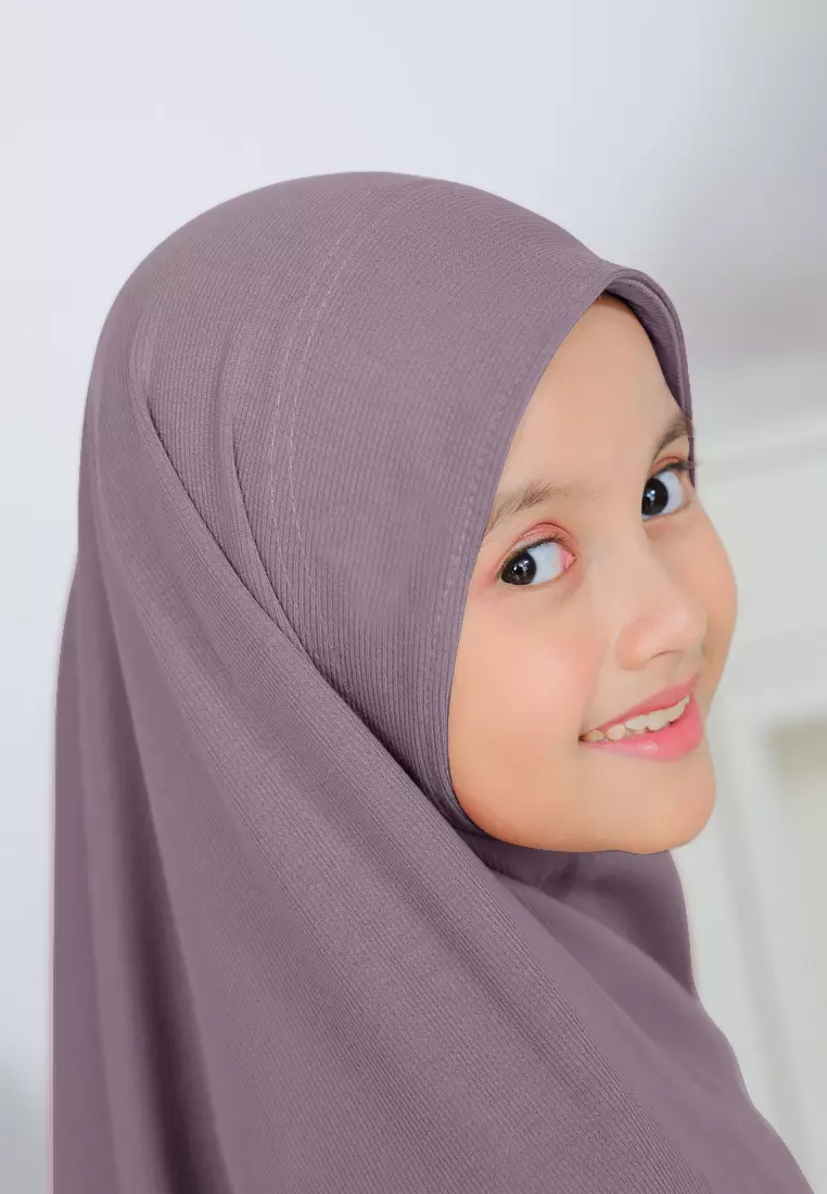 Cotton Bee - Mileya Knit Bergo Anak | Hijab Instan Anak | Kerudung Anak