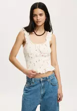 Ellie Floral Cherrywood