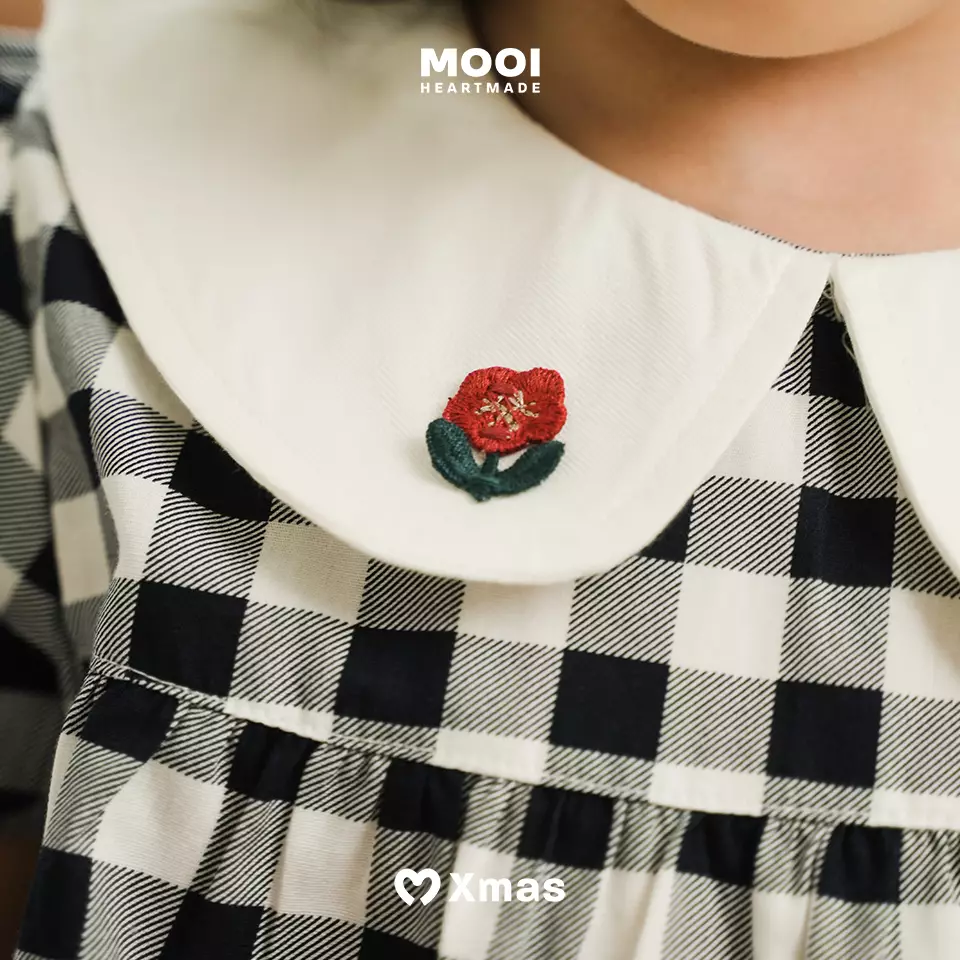 Mooi Setelan Anak Perempuan Elina Set - Red