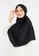 My Daily Hijab black Bergo Mirae Lasercut Black 27E96AA3409E4EGS_5