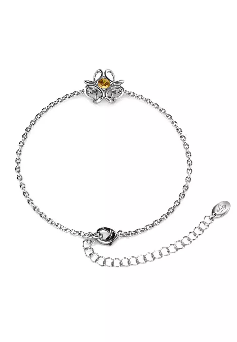 Daffodil Bracelet WG November- Gelang Crystal Swarovski by Her Jewellery