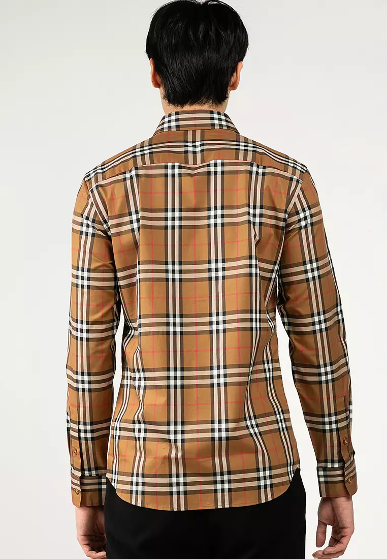 Shefford 格仔長袖恤衫(nt)