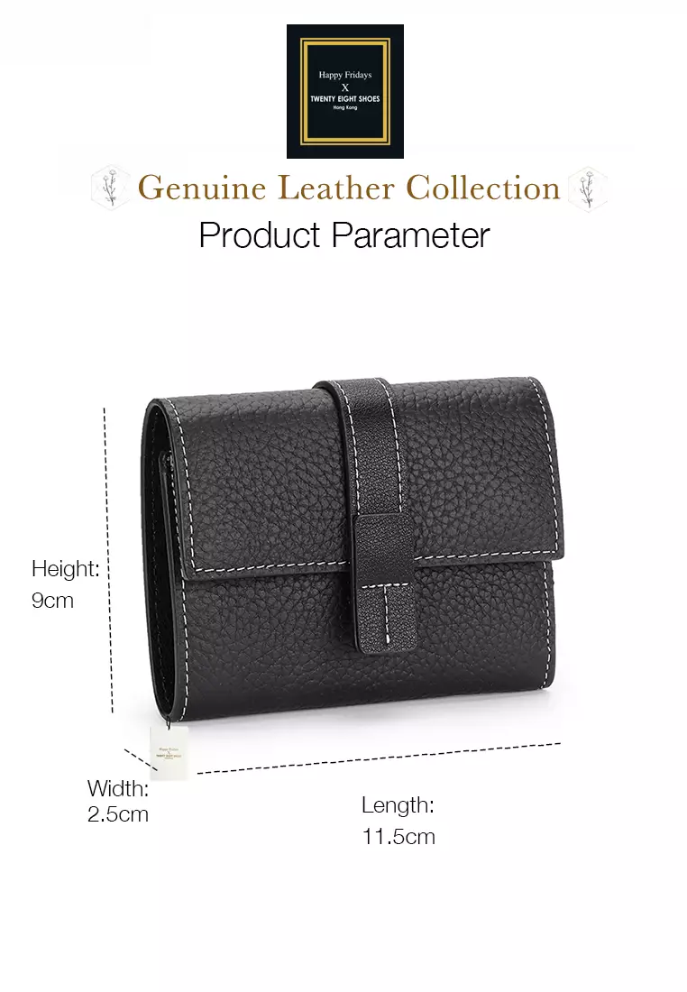 Full Grain Leather Trifold Wallet JW YT-6988