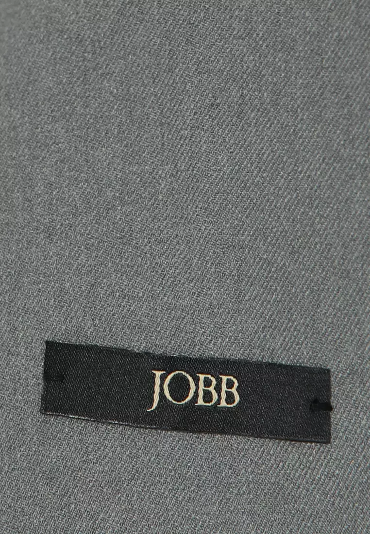 Jobb Bellwool-T2 Jas Pria Slim Fit Light Grey 3
