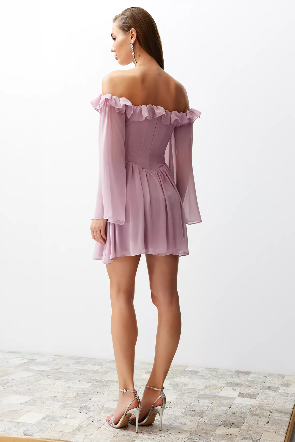 Ruffled Mini Dress