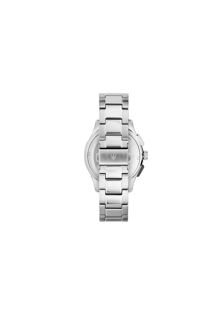 【2 Years Warranty】 Maserati Sorpasso 42mm Black and Grey Men's Quartz Watch Luminous Dial Hands R8873624008