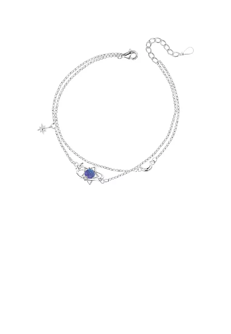 Glass hotsell stone bracelet