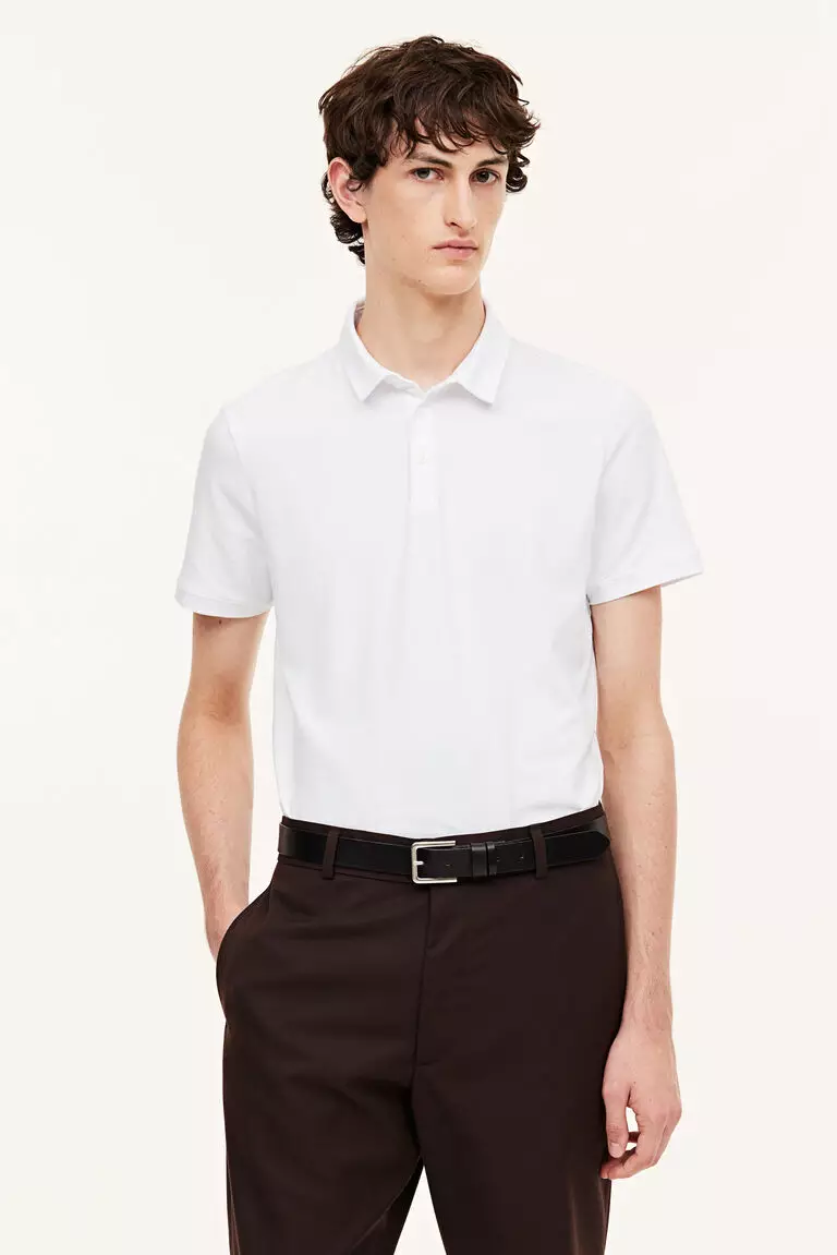 Jual H&M Slim Fit Polo shirt Original 2024 ZALORA Indonesia