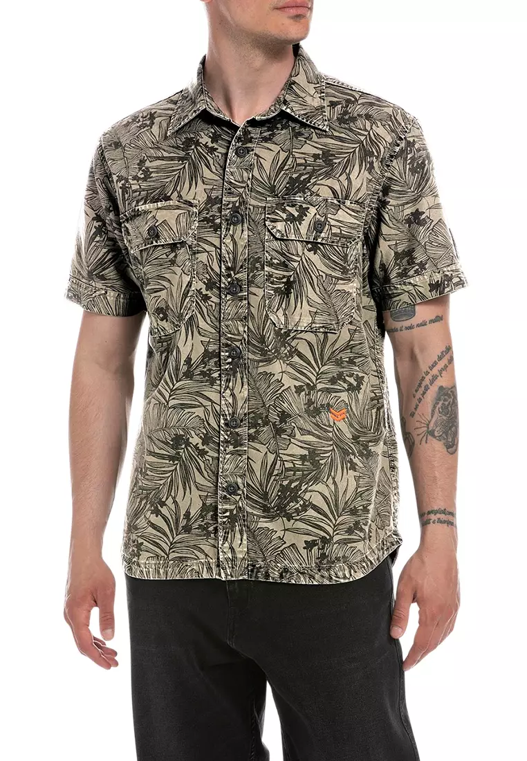 Replay short sleeve shirts deals
