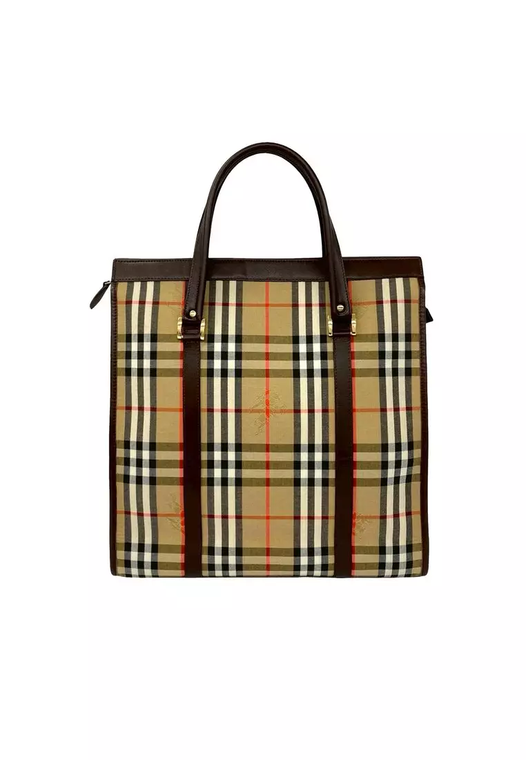 格紋 burberry 托 特 包 網上選購Burberry 二手Burberry Haymarket 格紋