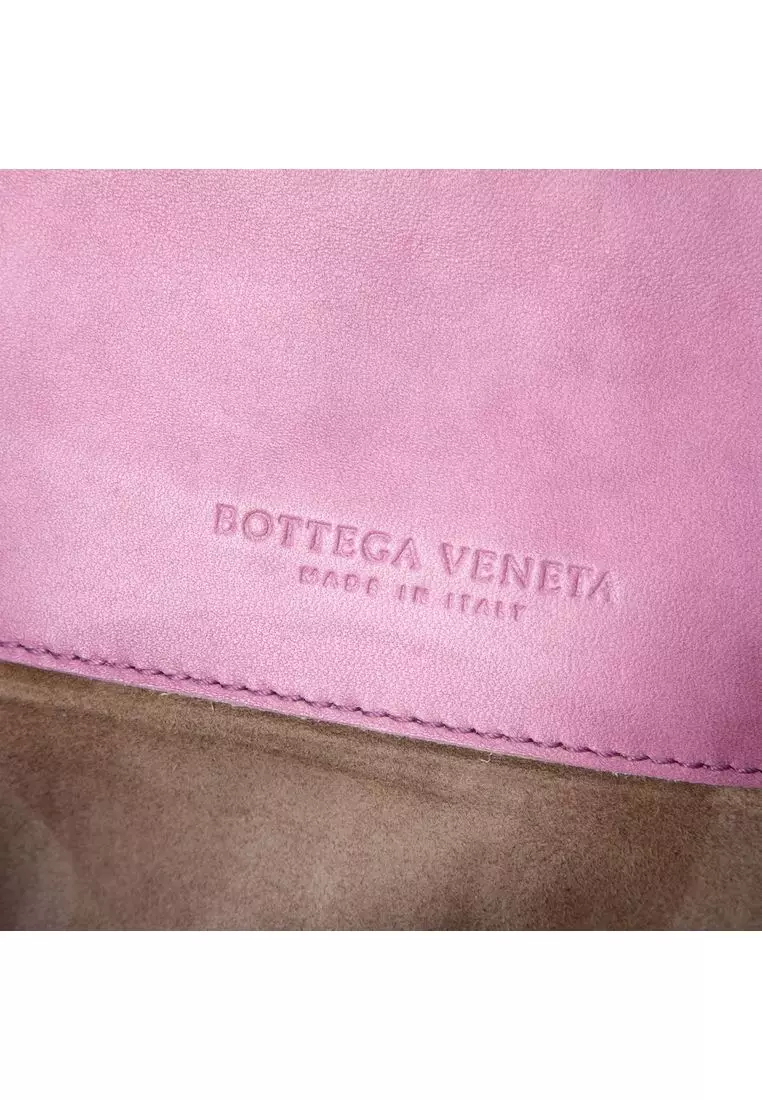 Pre-Loved Bottega Veneta Nappa Intrecciato Olimpia Knot Shoulder Bag