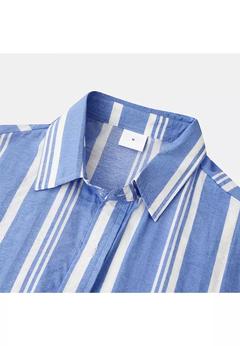 Striped Short-Sleeved Shirt YL-C279