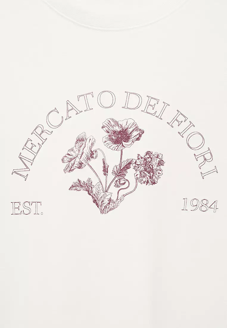 Printed Cotton-Blend T-Shirt