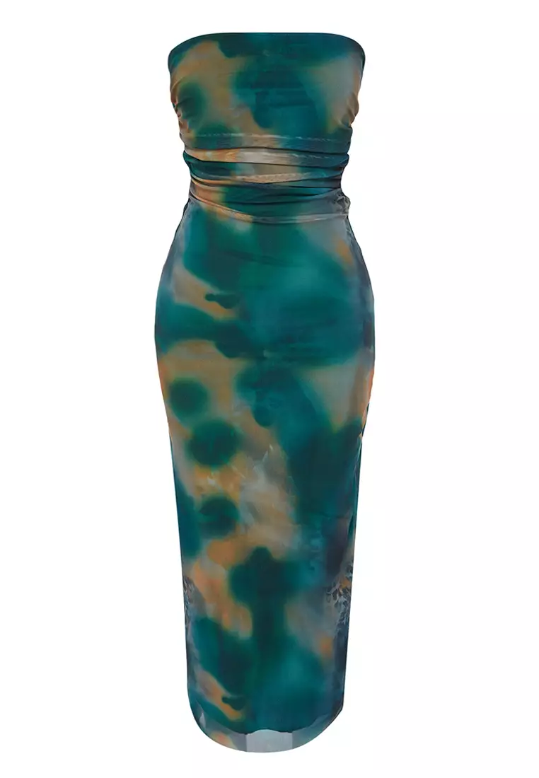 Multicolor Midi Dress