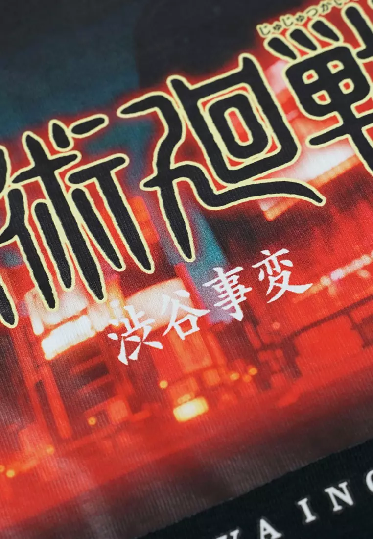 3Second x Jujutsu Kaisen T-Shirt Short Sleeve Regular Fit Cotton Shibuya Incident 37 110226