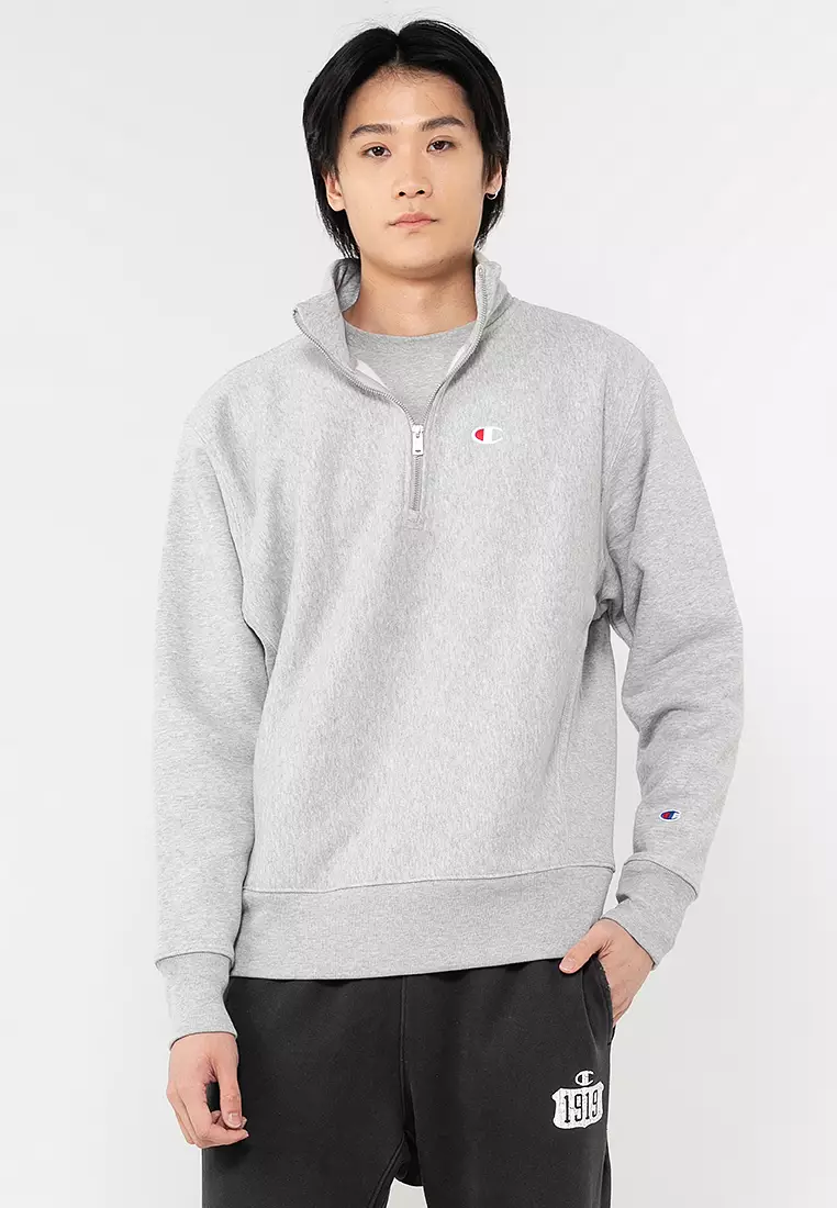 Champion quarter sweatshirt hotsell