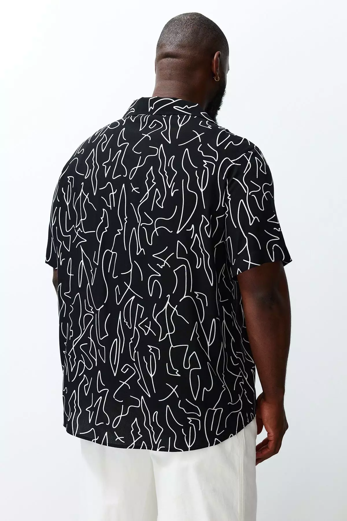 Plus Size Printed Summer Casual Shirt