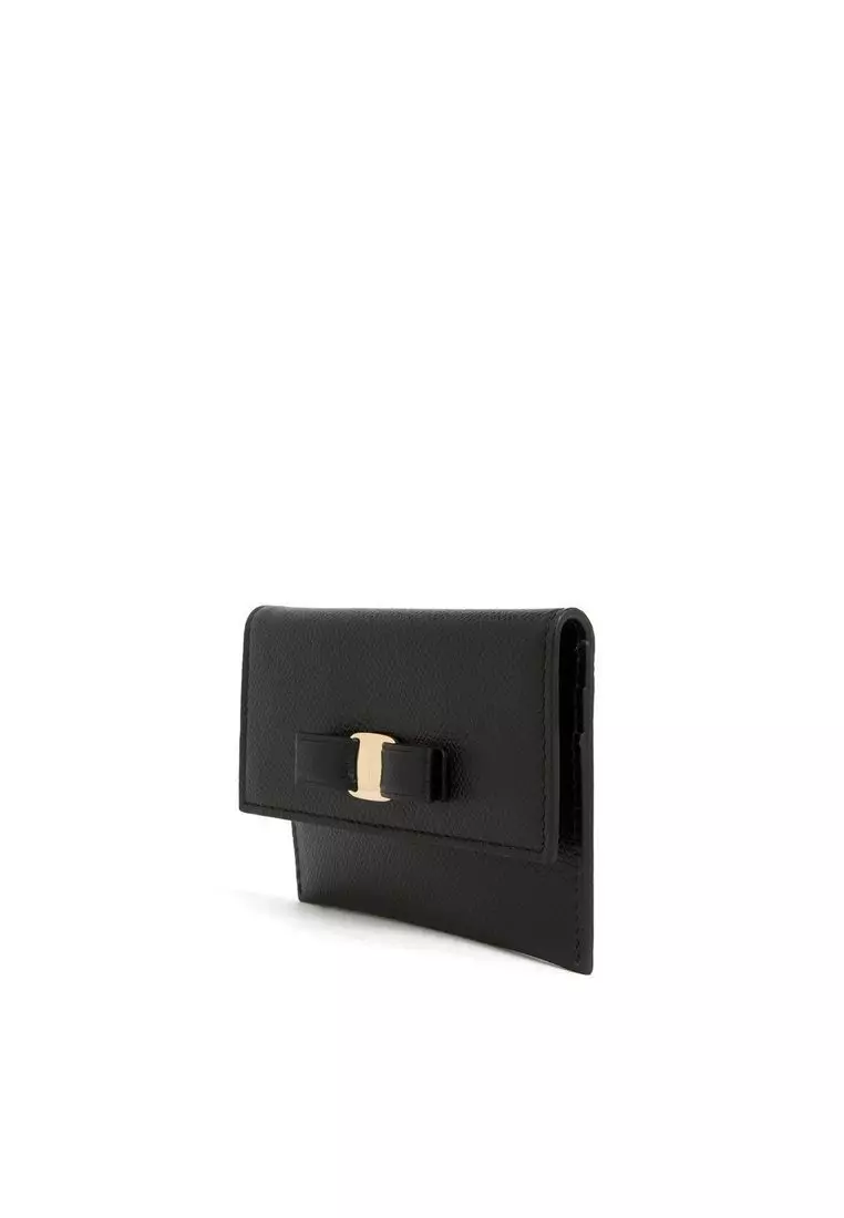 Ferragamo card case with id window discount