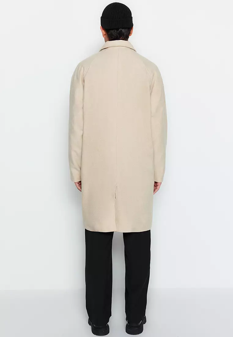 Unisex Wool Blend Winter Coat