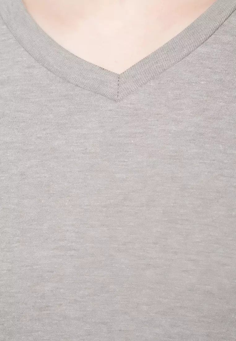 Basic Cotton V-Neck TShirt