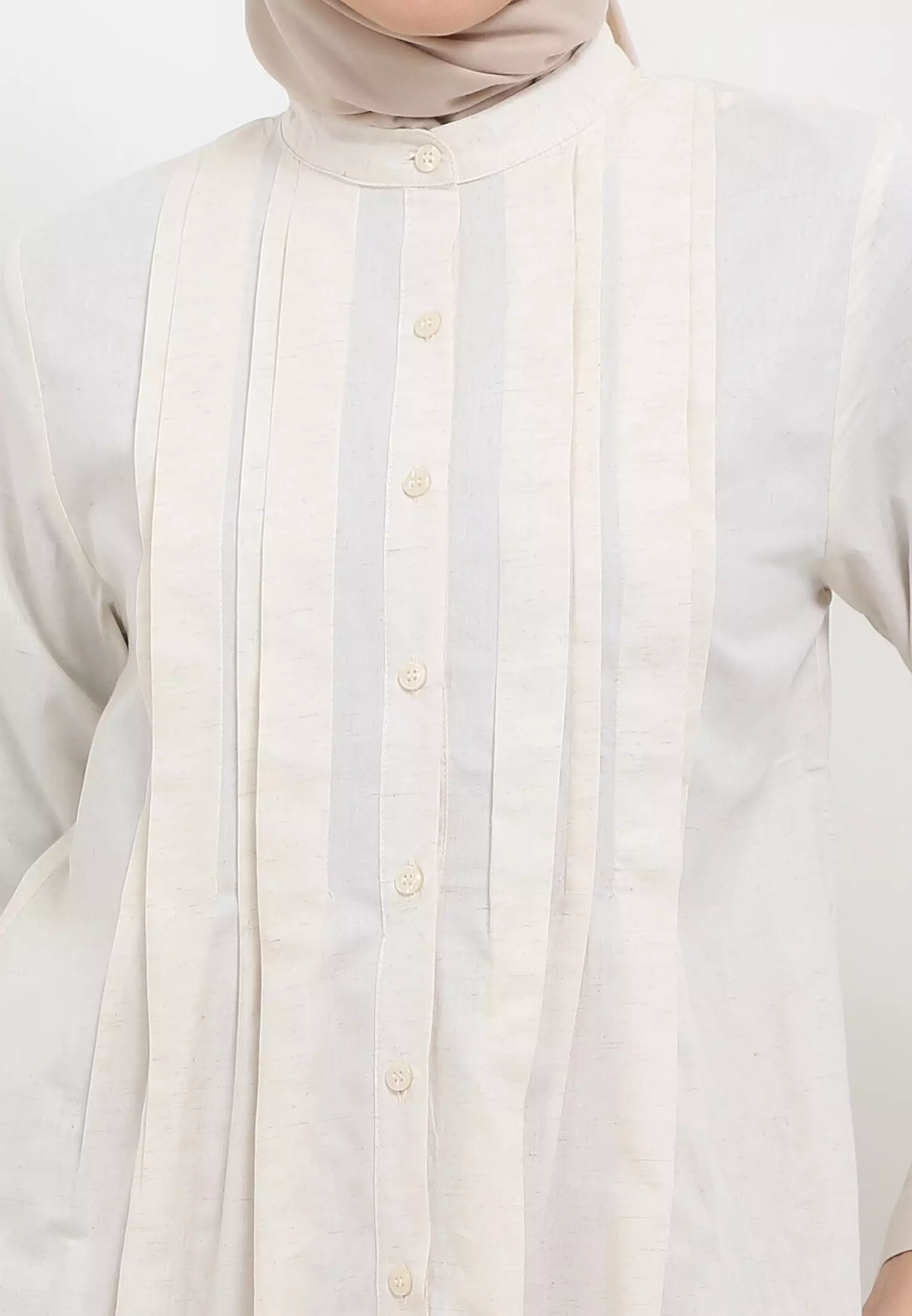 MFMW Yosha Atasan Blouse Ivory