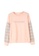 A-IN GIRLS pink Wild Check Round Neck Sweatshirt T-Shirt 94D44AA512EC44GS_4