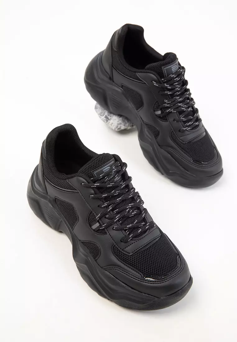 Black-Black Women's Sneaker 20574