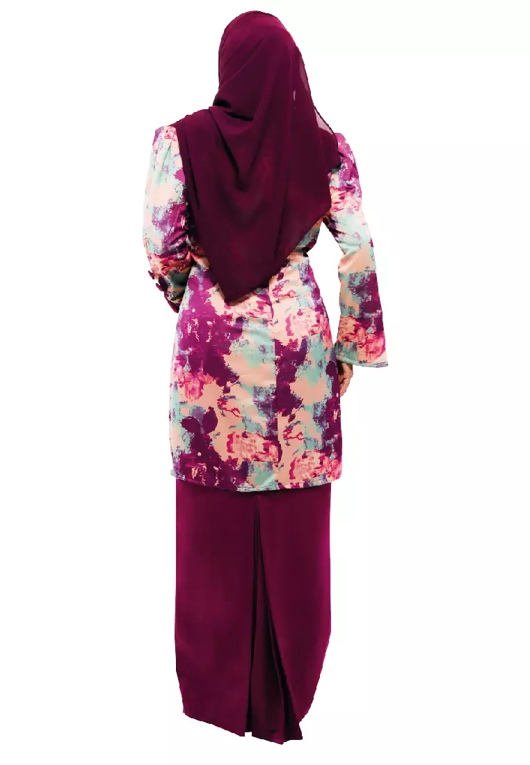 Kurung Cendana Tyrian Purple