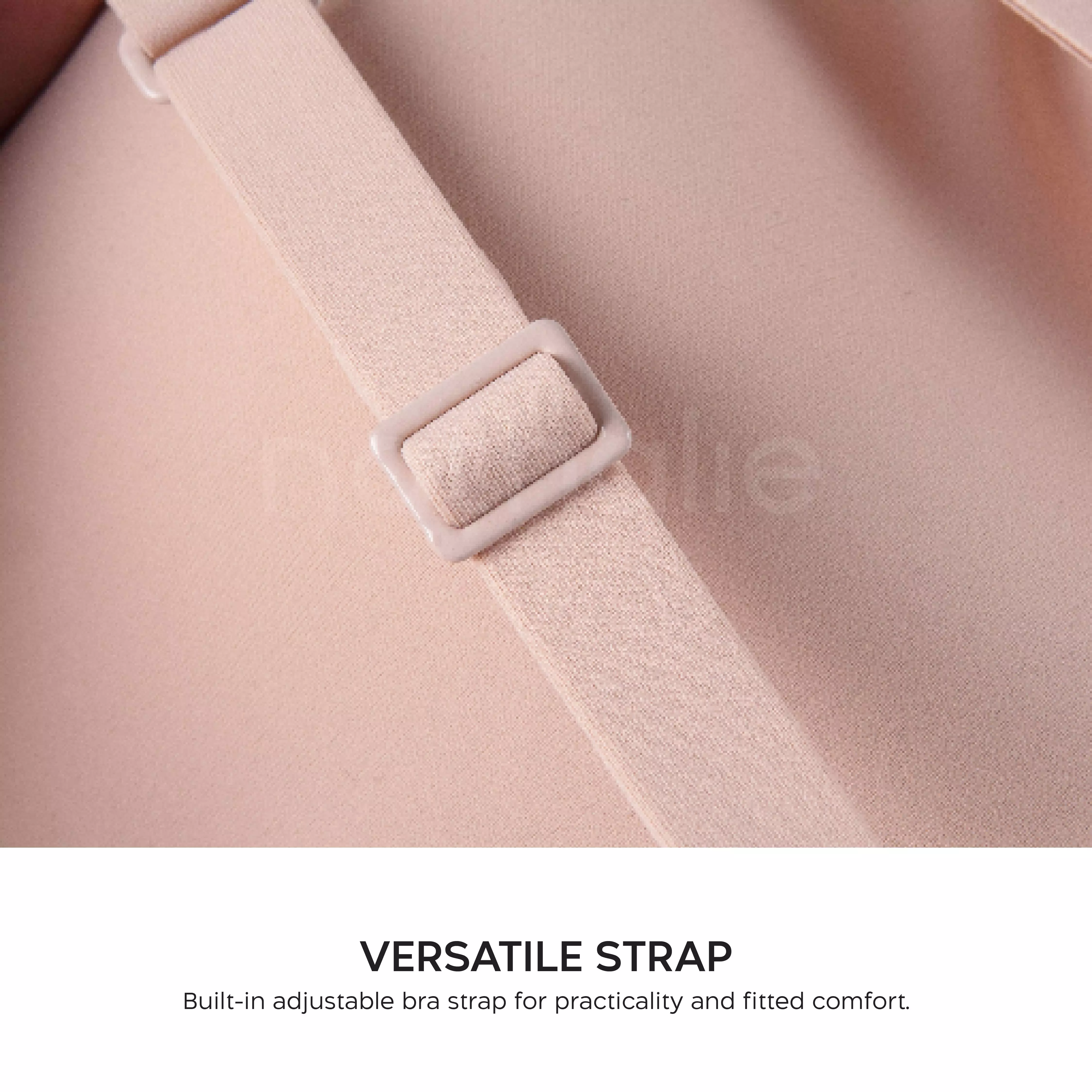 Nathalie V-Neck Breathable Bra NTB 3479 - Putih