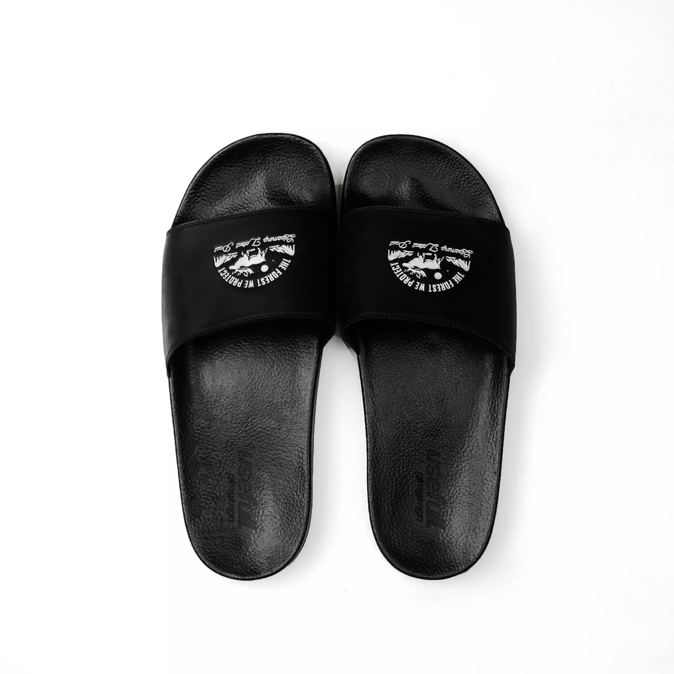Slip On R-Deer Black Sandal Slop