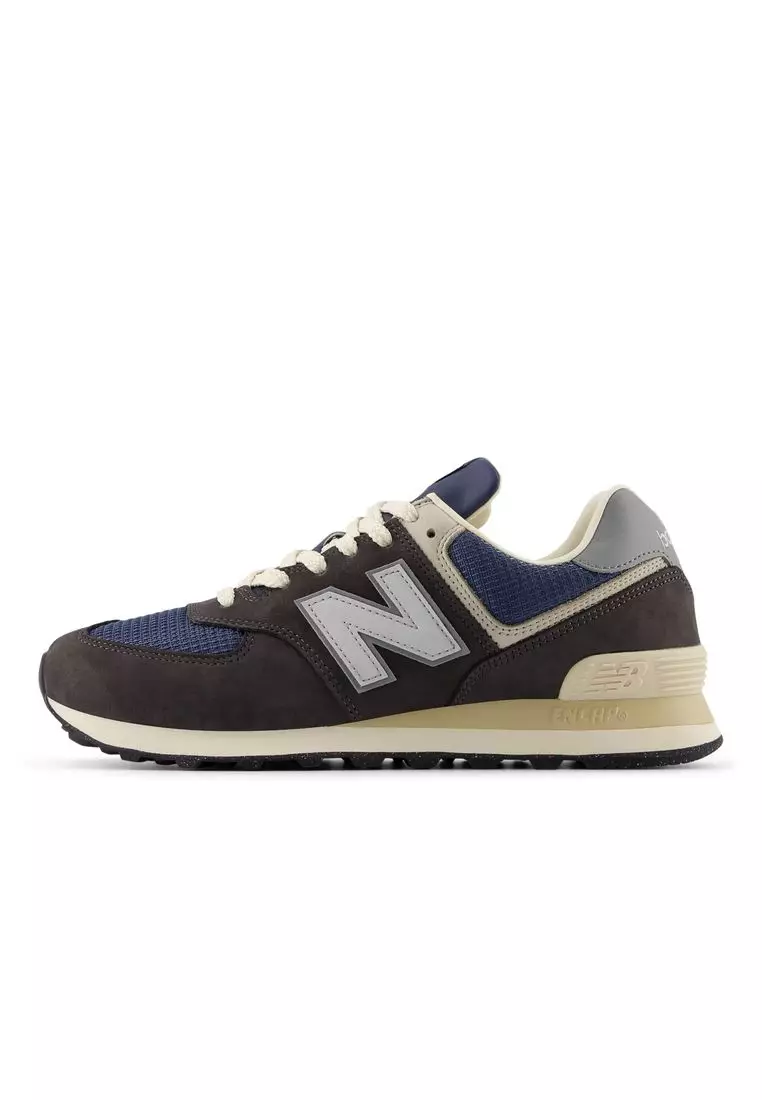 New Balance Unisex 574  - BLACK CEMENT