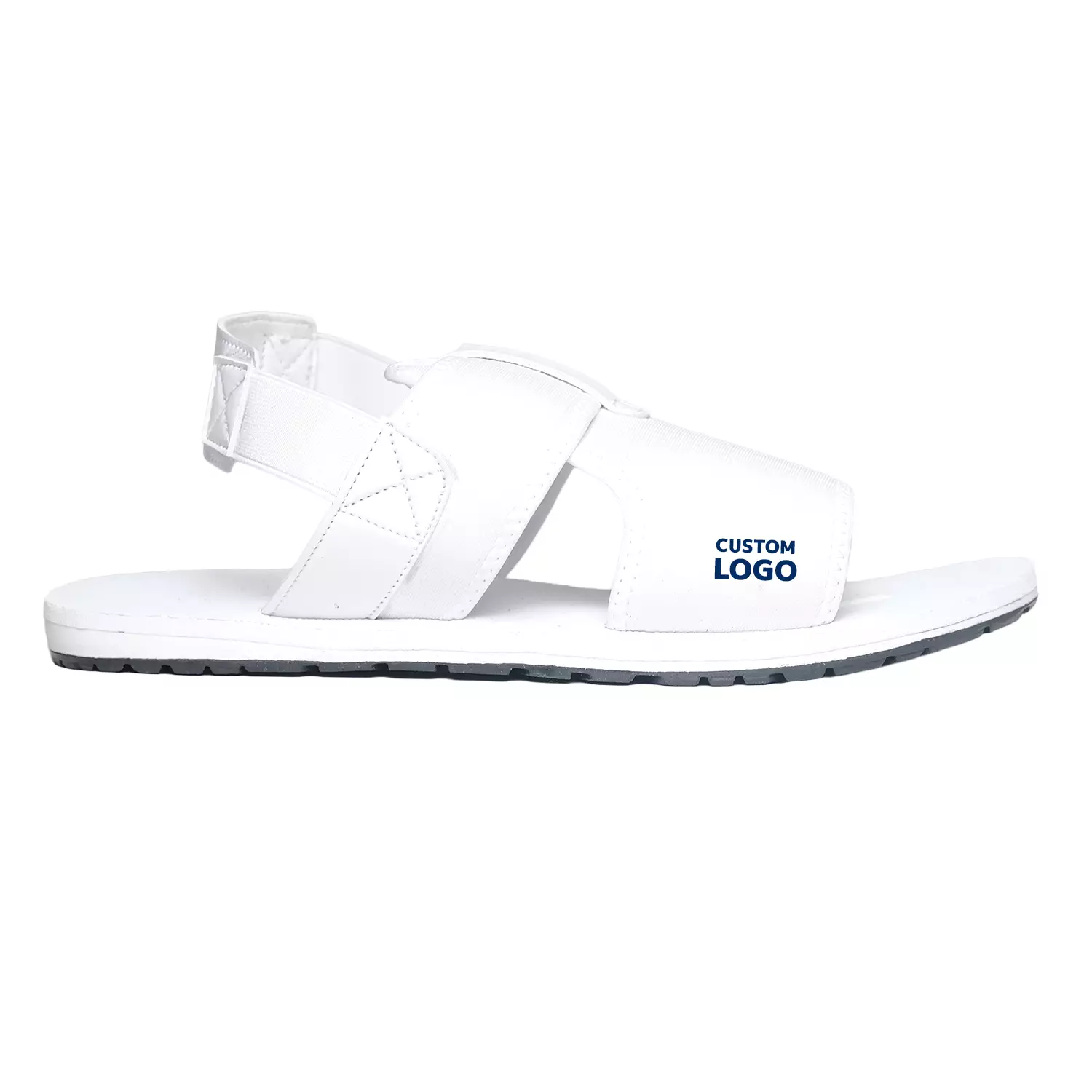 Footstep Footwear Sandal Pria Azhar - White Sendal Lebaran Haji Umroh Umrah Safar Mudik Kasual Anti Slip
