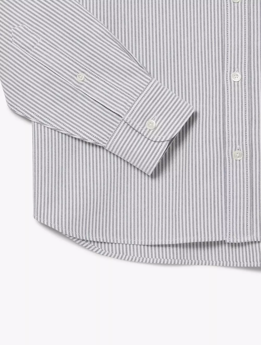 Regular Fit Striped Oxford Shirt - Blue