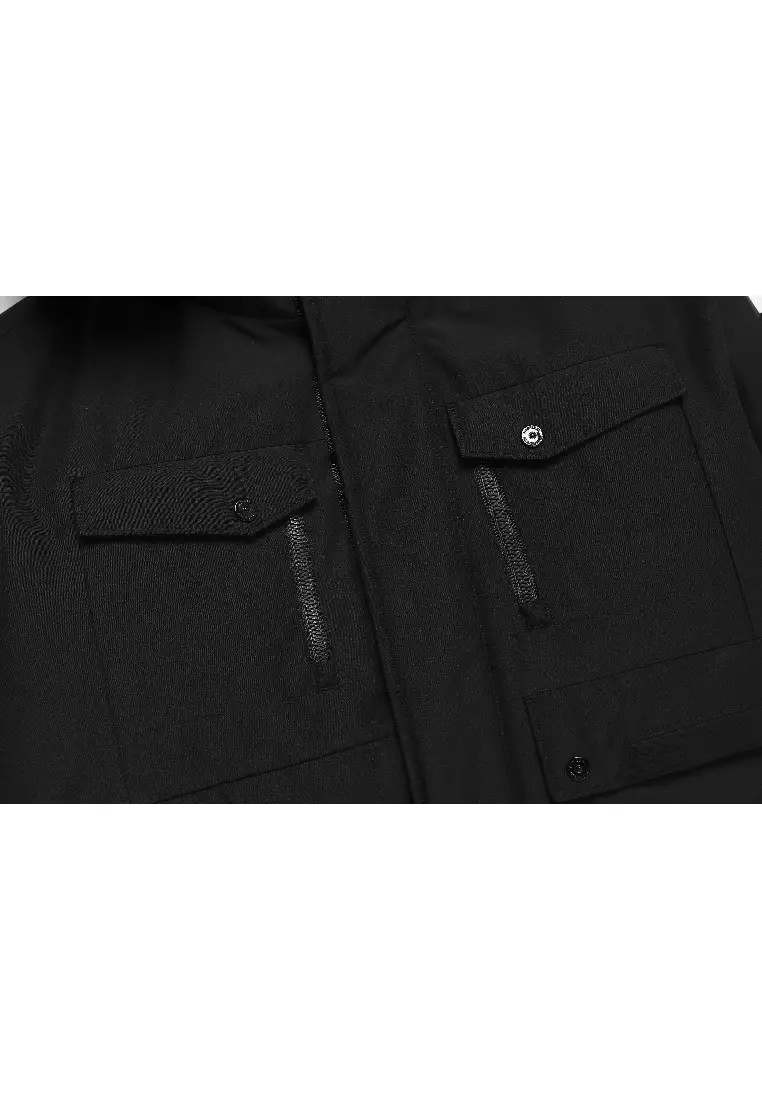 女裝TARUGA毛邊連帽羽絨外套