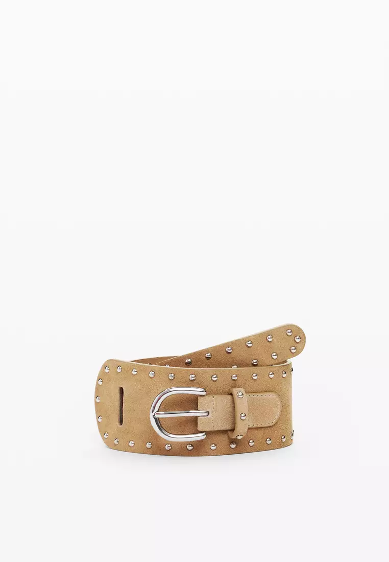 Double leather belt