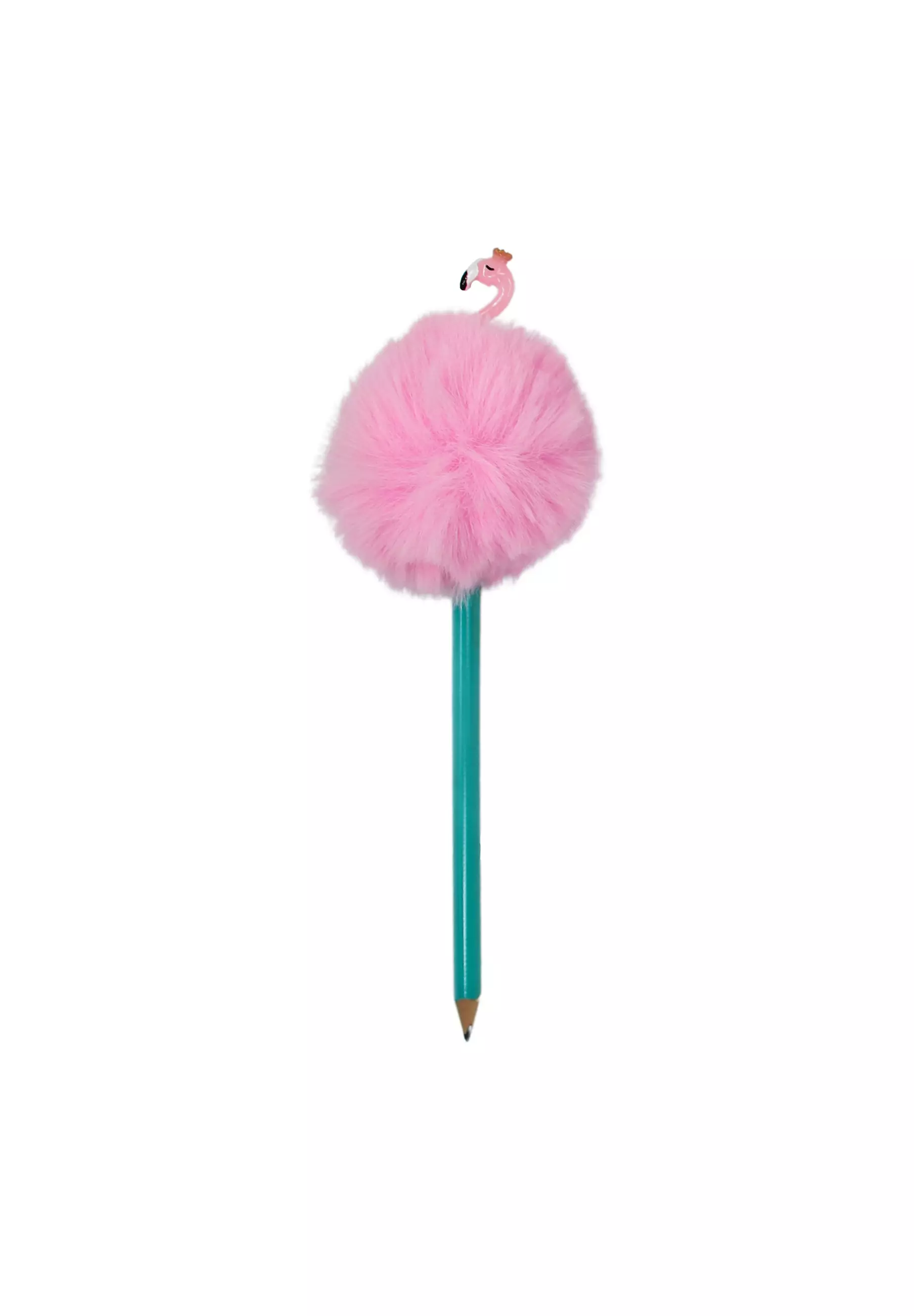 Flamingo Topper Pom-Pom Happy Junior Pink Green