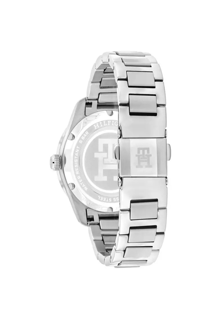 Women's Stainless Steel Bracelet and Blue Dial Quartz Watch TH1782795