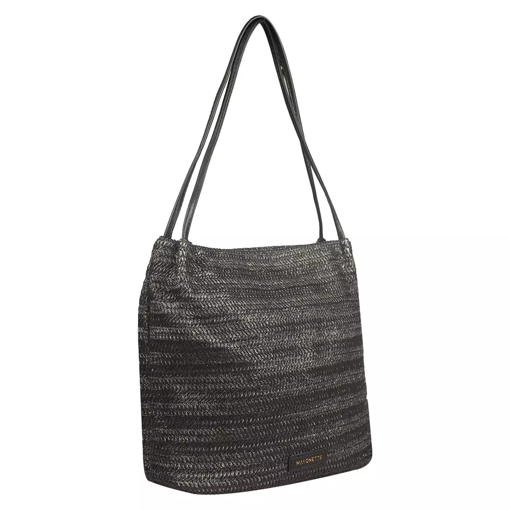 MAYONETTE Luxury Yumi Shoulder Bag - Tas Bahu Wanita Import Premium - Black